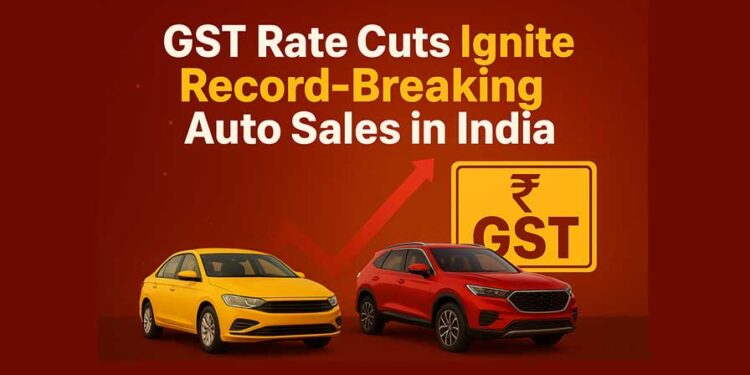 GST Rate Cuts Ignite Record-Breaking Auto Sales in India