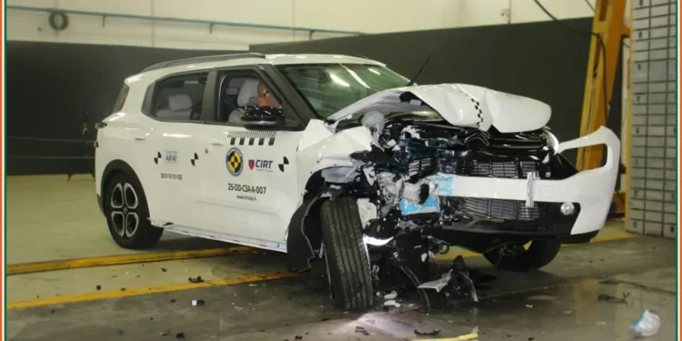 Citroen C3 Aircross Achieves 5-Star Bharat NCAP Safety Rating