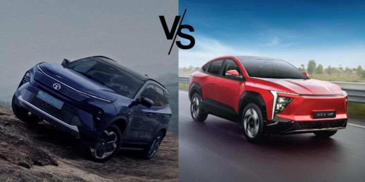 Tata Harrier EV vs Mahindra XEV 9e
