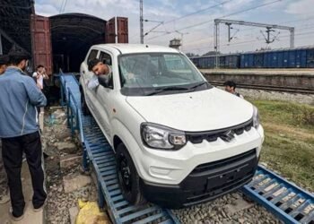 Maruti Suzuki's First Rail Delivery to Kashmir Valley