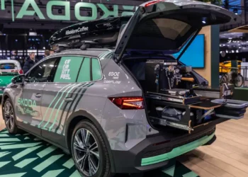 How Škoda Turned Electric Cars Into Mobile Coffee Shops