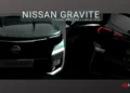 Nissan Gravite name revealed ahead of India launch, showing front and rear LED design of Nissan’s upcoming 7-seater MPV
