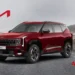 New Kia Seltos 2026 front view in red during India unveil