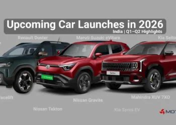 Upcoming car launches in 2026 in India featuring Renault Duster, Maruti Suzuki eVitara and Kia Seltos
