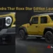 Mahindra Thar Roxx Star Edition launched in Citrine Yellow with blacked-out styling