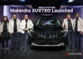 Mahindra XUV7XO launched in India at official event with company leadership on stage