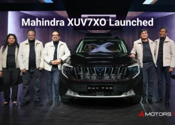 Mahindra XUV7XO launched in India at official event with company leadership on stage