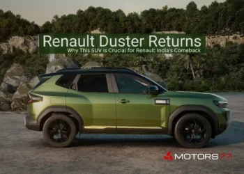2026 Renault Duster SUV side profile showing new design as the iconic midsize SUV makes its return to India