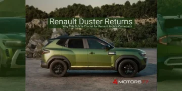 2026 Renault Duster SUV side profile showing new design as the iconic midsize SUV makes its return to India