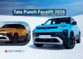 Tata Punch Facelift 2026 exterior design showing new front styling, LED lights and dual-tone colour options