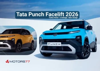 Tata Punch Facelift 2026 exterior design showing new front styling, LED lights and dual-tone colour options