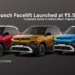 Tata Punch facelift launched at ₹5.59 lakh showing red, yellow and blue variants