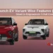 Tata Punch EV variant wise features 2026 comparison showing Smart to Empowered Plus S models