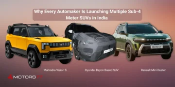 Multiple upcoming sub-4 meter SUVs in India including Mahindra Vision S, Hyundai Bayon-based SUV, and Renault Mini Duster explaining why automakers are launching multiple compact SUVs