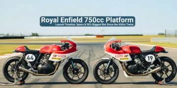 Royal Enfield 750cc platform with Continental GT-R 750 race inspired motorcycles