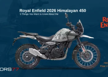 Royal Enfield Himalayan 450 adventure motorcycle review showing 2026 model design, price, specs and features
