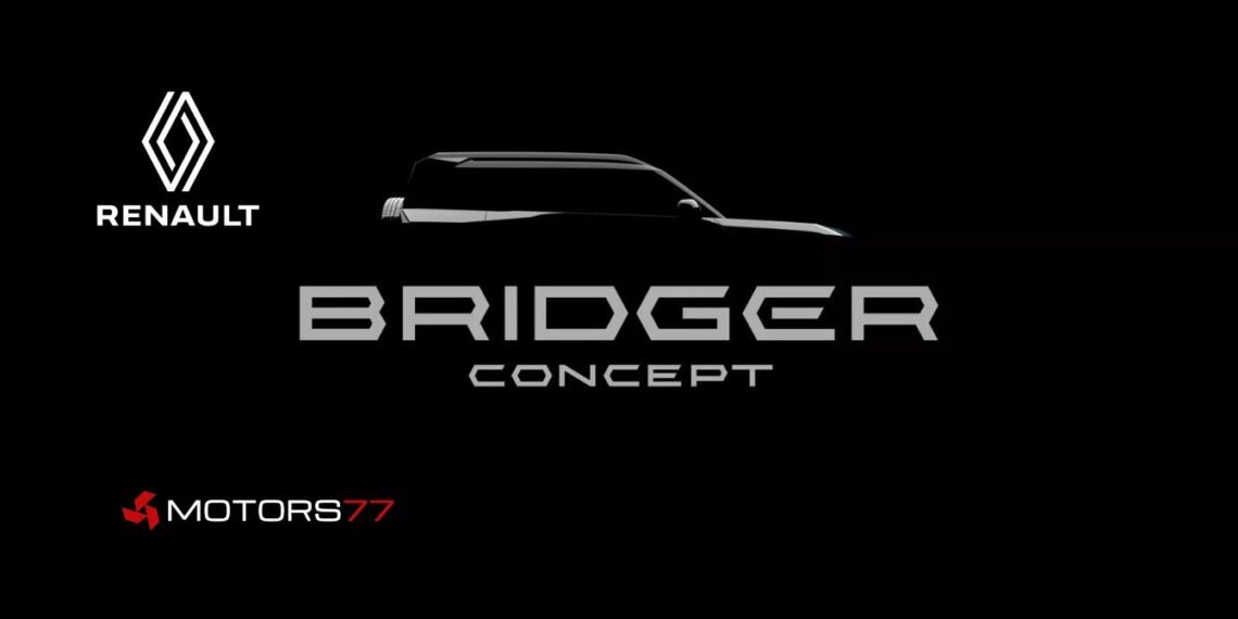 Renault Bridger Concept teaser preview of upcoming Renault compact SUV for India