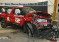 Tata Sierra crash test BNCAP 5 star safety rating front impact