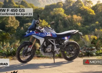 BMW F 450 GS adventure motorcycle India launch confirmed for April 23