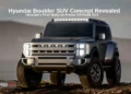 Hyundai Boulder SUV Concept off road SUV revealed at the New York Auto Show 2026