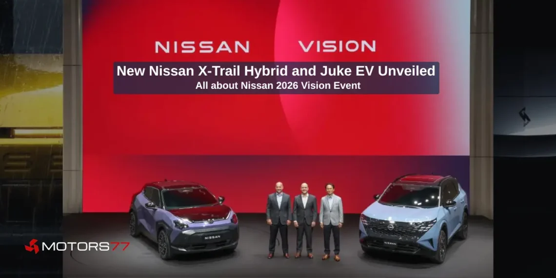 Nissan X-Trail Hybrid and Juke EV revealed at Nissan Vision Event 2026 in Yokohama