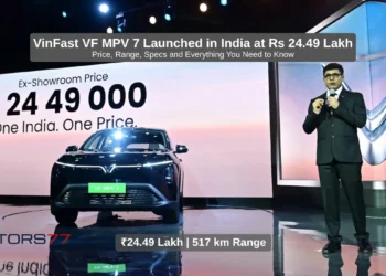 VinFast VF MPV 7 electric MPV launched in India at Rs 24.49 lakh with 517 km range