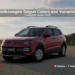 Volkswagen Taigun colors and variants guide 2026 showing red Taigun SUV front view