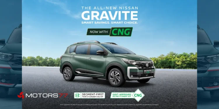 Nissan Gravite CNG Kit launched in India at Rs 82,999 with twin-cylinder setup