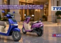 TVS iQube S 4.7 kWh electric scooter launched in India at ₹1.37 lakh with 175 km IDC range and new dual-tone colours