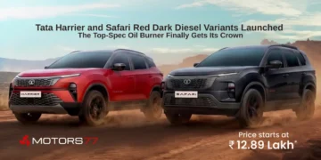 Tata Harrier and Safari Red Dark Diesel variants launched in India 2026