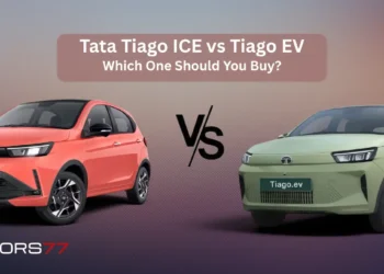 Tata Tiago ICE vs Tiago EV comparison, petrol and electric hatchback side by side