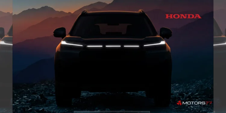 Honda Elevate facelift teased ahead of its 6 October 2026 India launch with bookings open at Rs 21,000